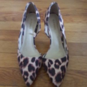 Leopard print heels